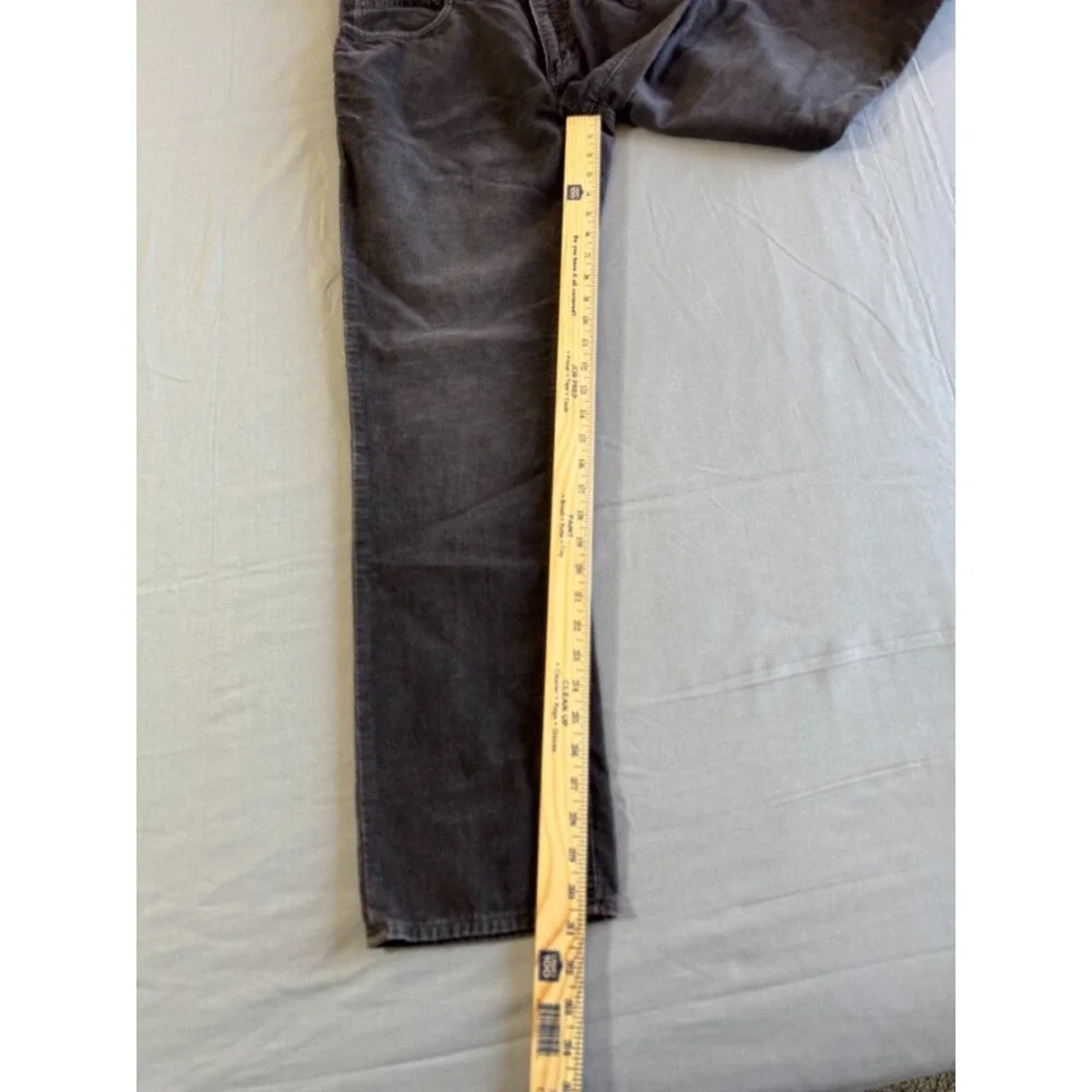 J.Crew 484 Corduroy Jeans Mens 34x32 Gray Slim‎ Medium Wash Pants
